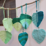 Macrame Leaf Wall Decor